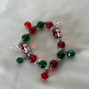 Christmas/Winter theme stretch bracelet